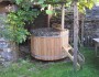 Woodburning hot tub