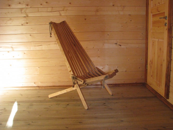 Folding chair Wooden Hot Tubs and Barrel Saunas