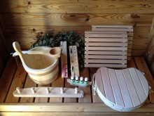 Sauna accessories kit "XL" Sauna Zubehör Saunaset XL