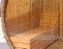 Garden barrel sauna