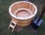 Woodfired Hot Tub With External Heater