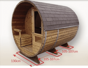 Feet plan (2.7m sauna)